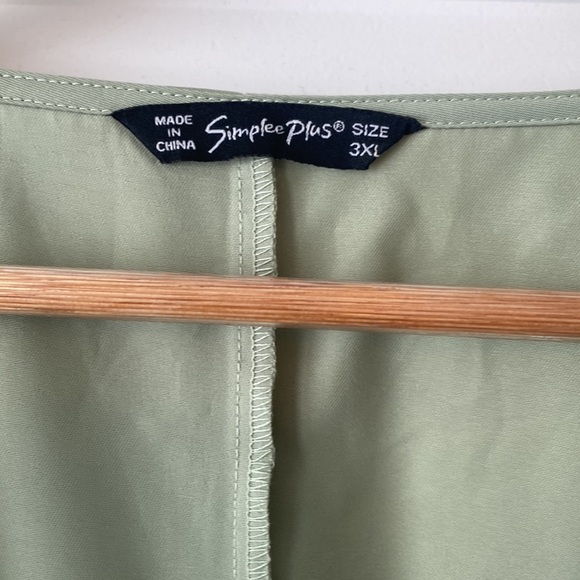 Shein Simplee Plus Green Springtime Dress - Picture 7 of 10